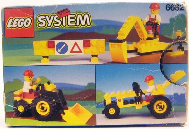Bricker - Construction Toy by LEGO 6662 Back Hoe