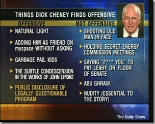 Dick Cheney offensive