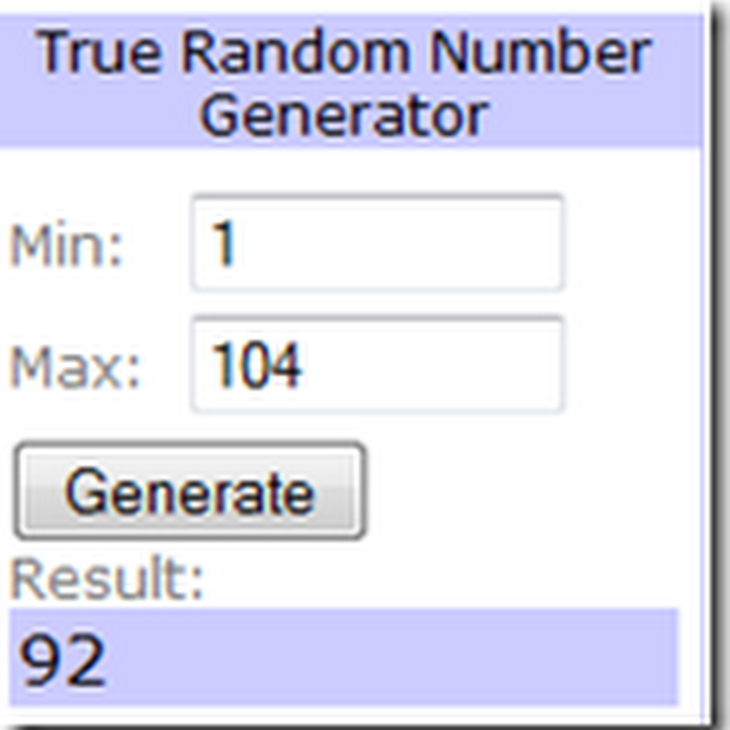 Final Fantasy Giveaway Results!