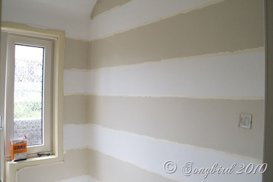 Painted Stripes Dark Guest Room 2