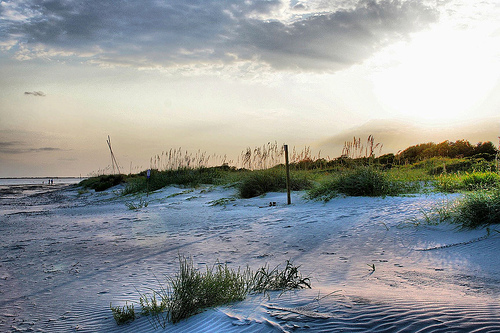 beach photo: beach, canon30d, hdr, sullivansisland, sunsets