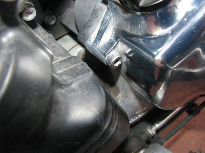 Front of crankcase