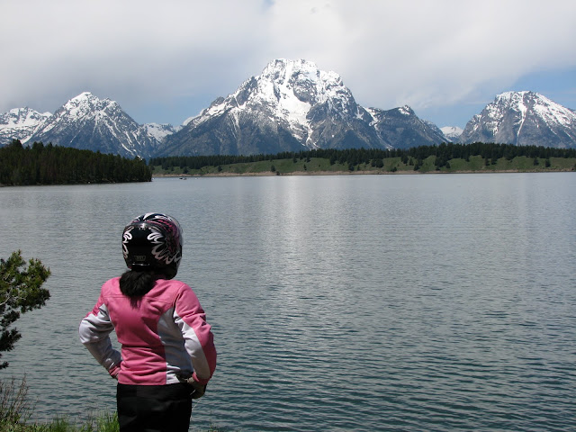Grand Tetons National Mark Motorcycle