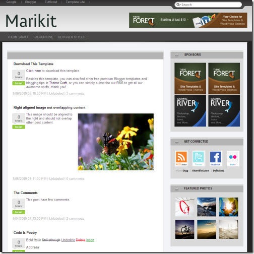 marikit-blogger-template