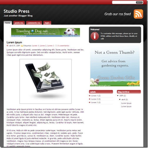 studiopress-red-blogger-template