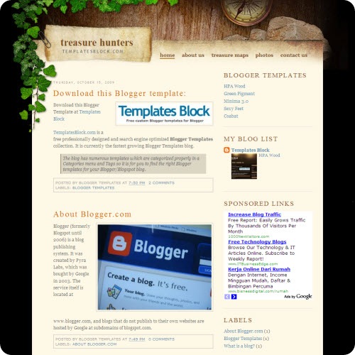treasure-hunters-blogger-template treasure-hunters-blogger-template