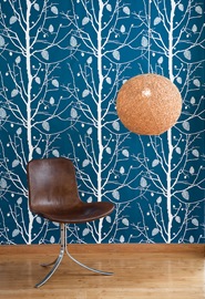 Ferm Living, Family tree. Blå, petrolblå och turkos inredning