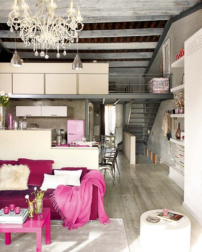 Loft med rosa accenter 6