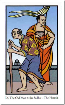  tarot buddah Major-Hermit