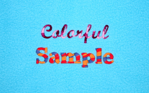 Colorful Sample
