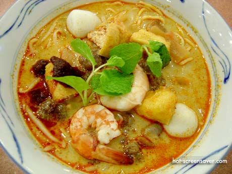 laksa curry. Curry Laksa / Curry Mee