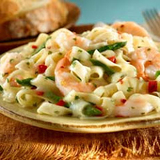 Shrimp Scampi Pasta With Vegetables