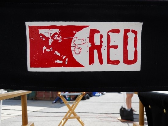 Zajlik a Red forgatása