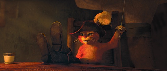 The swashbuckling hero Puss In Boots (Antonio Banderas) stars in his own movie, DreamWorks Animation's PUSS IN BOOTS, to be released by Paramount Pictures on November 4, 2011.