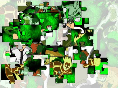 Ben 10 Alien Force Puzzle Game