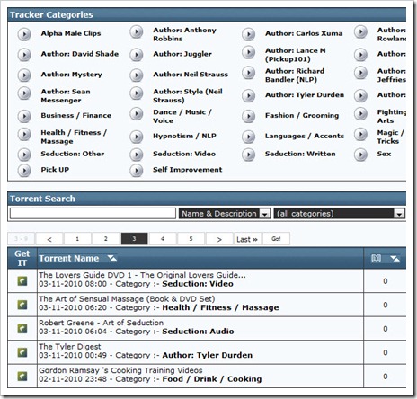 uActivity torrent index