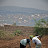 Women cultivating a garden Women cultivating a garden