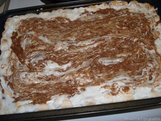 Peanut Butter Marshmallow Crunch Brownies