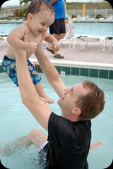 baby pool with dad-12