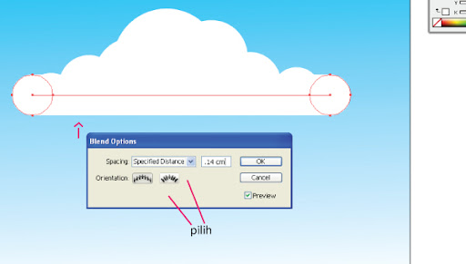 Tutorial Illustrator - Membuat Awan