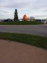 Rond Point Oeuf Orange