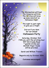 Invitation Halloween Invitation Halloween