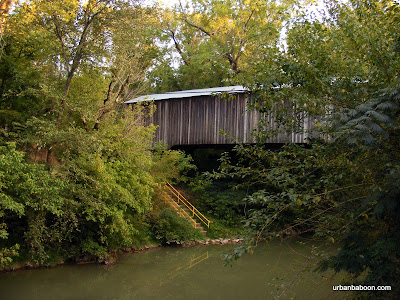 Bridge across Euharlee Creek