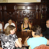 Reunión  con la mujeres de los mineros de Boliden