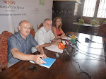 Rueda de prensa de presentación de las alegaciones al metro de Sevilla. 28-07-2010