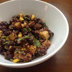 Mango and Quinoa Chopped Salad with Ancho-Mango Dressing