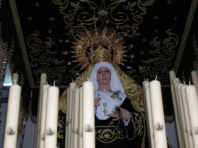 Ntra.Sra.de La Soledad, que procesiona el Viernes Santo de Pozoblanco. Foto: Pozoblanco News, las noticias y la actualidad de Pozoblanco (Córdoba)* www.pozoblanconews.blogspot.com