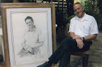 Dr. J. Siegel (MD), and his portrait made by Eva Farkas-Fischhof