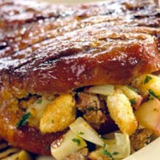 Fruit Stuffed Pork Roast