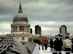 St Pauls Cathedral and Millenium Bridge, Tarun Chandel Photoblog
