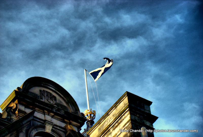 Scottish Flag HDR, Tarun Chandel Photoblog