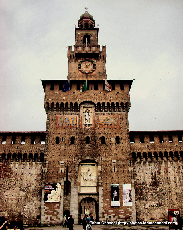 castle in milan