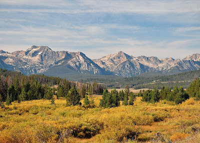 Sawtooth Mountains near Stanley, Idaho