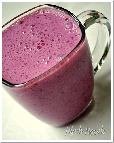 Pomegranate Blackberry Smoothie