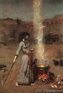 John William Waterhouse. Le cercle magique. 1886