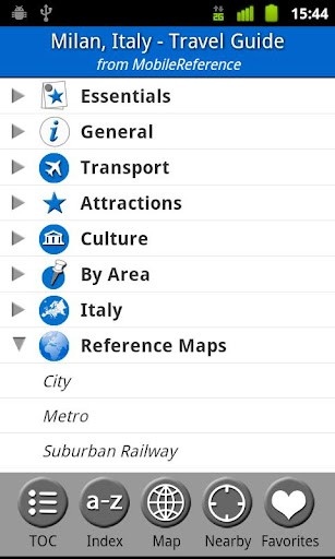 Milan Italy - Guide Map