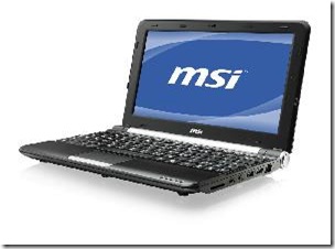MSI anuncia Netbook Wind U160MX