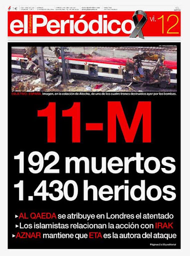 Portada del Periódico de Catalunya