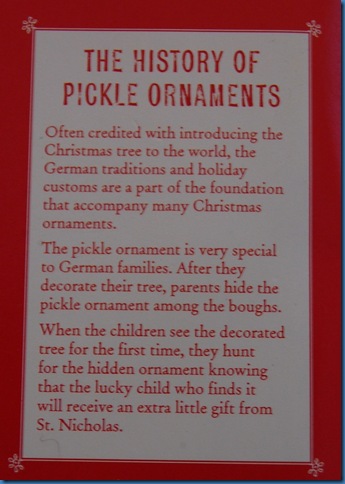 Christmas Pickle Story Printable