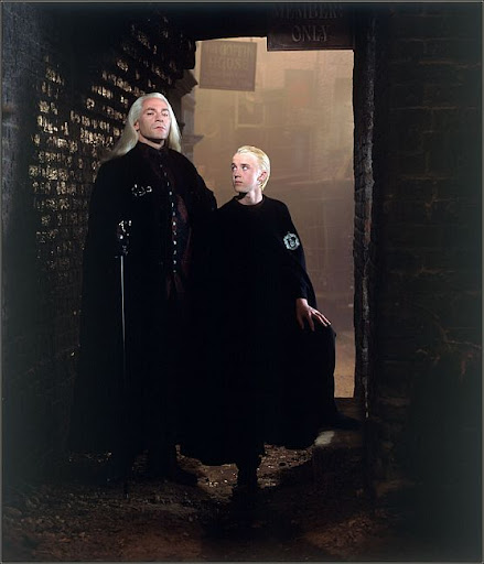 Lucius (Jason Isaacs) & Draco Malfoy