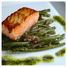Delicias de la macetohuerta y salmón