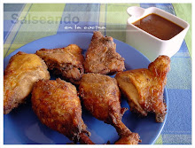 BBQ fried chicken, fast food casero