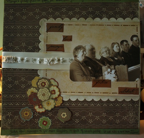 wedding scrapbook 001 I used some new KCo stickers that I received from my