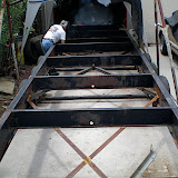 Almost done with the supports. These supports help keep the trailer from racking on the road. They made a HUGE difference in stability.