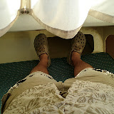 The pullman berth- ample room for two adults.