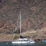 Another view at mooring.